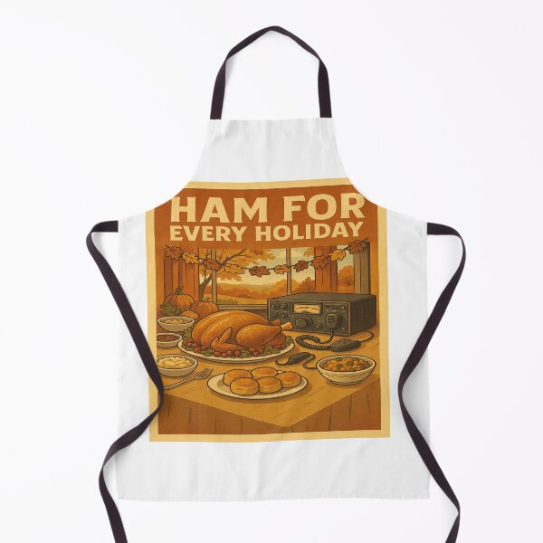 Item preview, Ham for Every Holiday – Vintage Thanksgiving Ham Radio Operator T-Shirt designed and sold by SubtleHobbies.