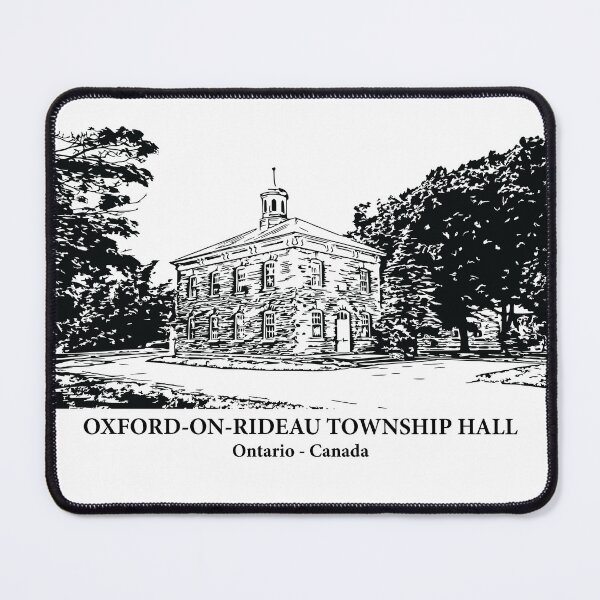 Item preview, Oxford-on-Rideau Township Hall - Ontario Canada designed and sold by Lakeric.