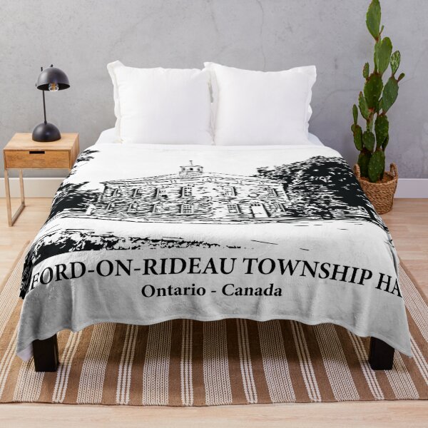 Item preview, Oxford-on-Rideau Township Hall - Ontario Canada designed and sold by Lakeric Cityscapes.