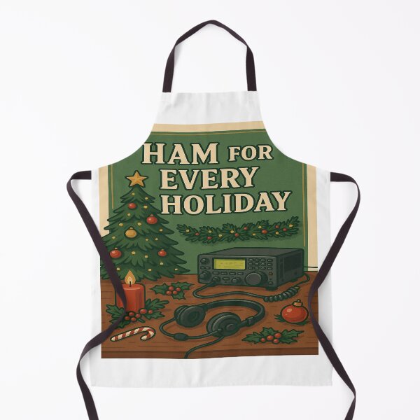 Item preview, Ham for Every Holiday – Vintage Christmas Ham Radio T-Shirt designed and sold by SubtleHobbies.