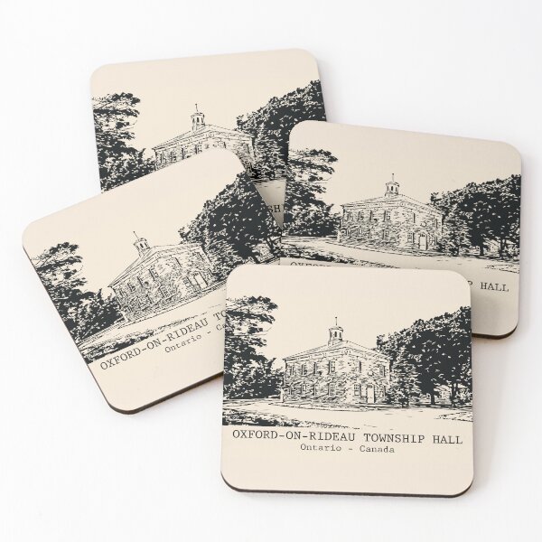 Item preview, Oxford-on-Rideau Township Hall - Ontario Canada designed and sold by Lakeric Cityscapes.