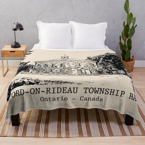 Item preview, Oxford-on-Rideau Township Hall - Ontario Canada designed and sold by Lakeric Cityscapes.