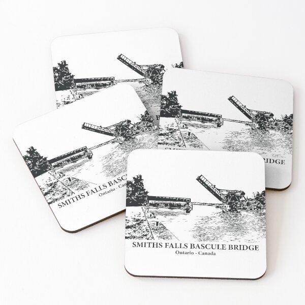 Item preview, Smiths Falls Bascule Bridge - Ontario Canada designed and sold by Lakeric Cityscapes.