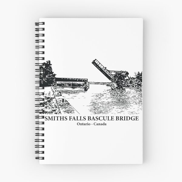 Aperçu de l'œuvre Pont basculant de Smiths Falls – Ontario (Canada) créée et vendue par Lakeric Cityscapes.