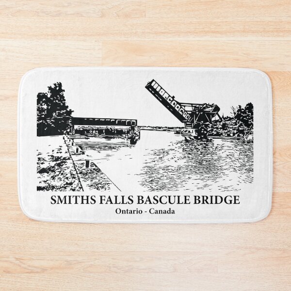 Item preview, Smiths Falls Bascule Bridge - Ontario Canada designed and sold by Lakeric Cityscapes.