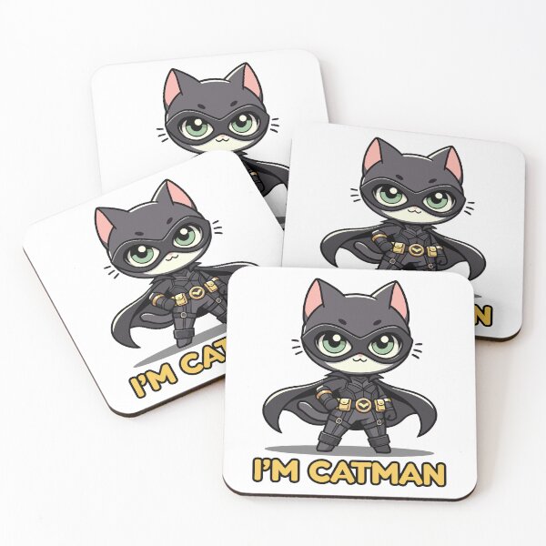Item preview, I’m Catman – Kawaii Superhero Cat Parody designed and sold by Karma Design.