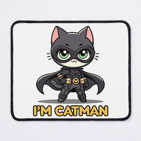 Item preview, I’m Catman – Kawaii Superhero Cat Parody designed and sold by Karma Design.
