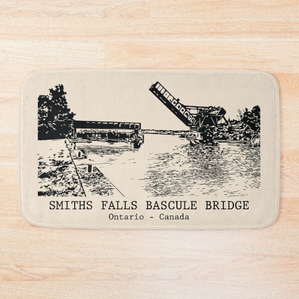Item preview, Smiths Falls Bascule Bridge - Ontario Canada designed and sold by Lakeric Cityscapes.