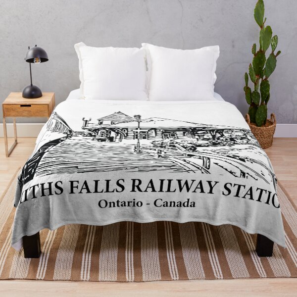 Item preview, Smiths Falls Railway Station - Ontario Canada designed and sold by Lakeric Cityscapes.
