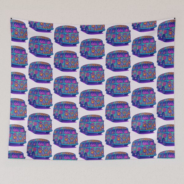 Item preview, Hippy bus. designed and sold by The lucky Hippy.