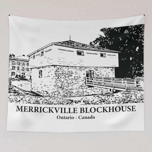 Item preview, Merrickville Blockhouse - Ontario Canada designed and sold by Lakeric Cityscapes.