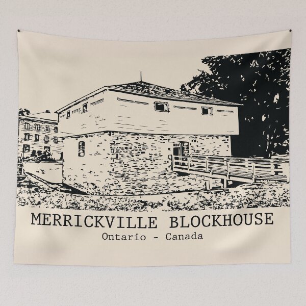 Item preview, Merrickville Blockhouse - Ontario Canada designed and sold by Lakeric Cityscapes.