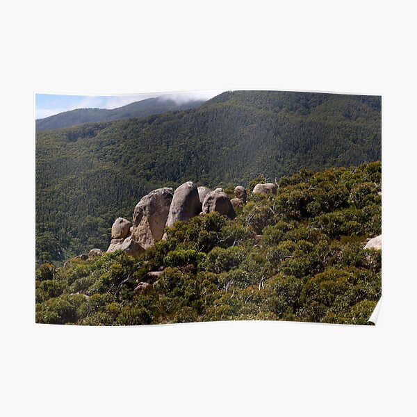 Rock Outcrop Mt Oberon Poster