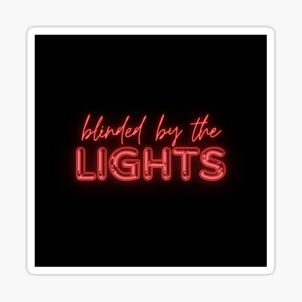 Item preview, Blinding Lights - Song Lyrics designed and sold by nollias.