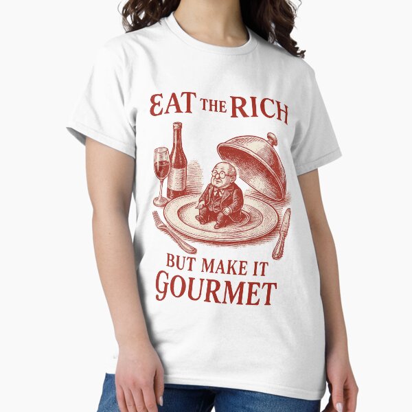 Item preview, Eat the Rich – Gourmet Style Protest Art designed and sold by theblackdohl.