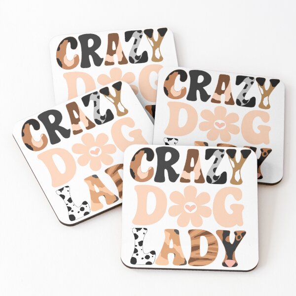 Item preview, Crazy Dog Lady Text Illustration  designed and sold by FarieArt.