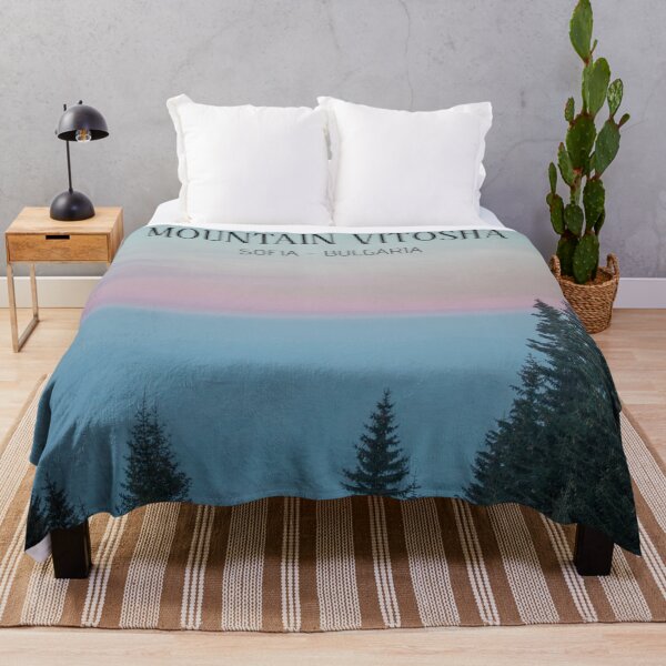 Item preview, Vitosha Mountain Sunset – Forest Silhouettes and Glowing Sky Over Sofia designed and sold by photo-travel.