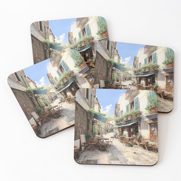 Item preview, Narrow alley in a Tuscan village designed and sold by Made-by-Gus.