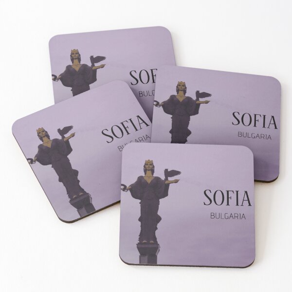 Item preview, Saint Sofia Statue with Violet Sky – Striking Evening View of Sofia’s Icon designed and sold by MetaModel Editions.