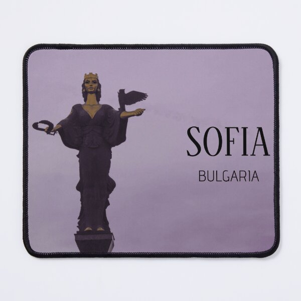 Item preview, Saint Sofia Statue with Violet Sky – Striking Evening View of Sofia’s Icon designed and sold by MetaModel Editions.