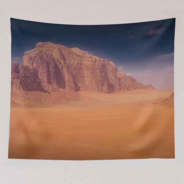 Item preview, Wadi Rum Desert in Jordan – Timeless Red Sand Landscape Photography designed and sold by photo-travel.