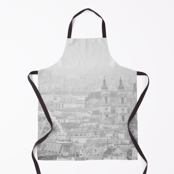 Item preview, Budapest in Black & White – Timeless Cityscape with Lettering designed and sold by photo-travel.