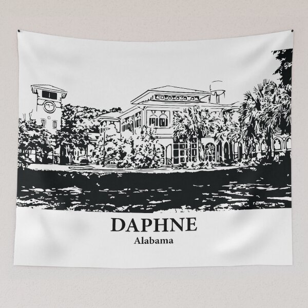 Item preview, Daphne - Alabama designed and sold by Lakeric Cityscapes.