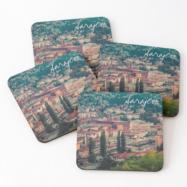 Item preview, Vista de la ciudad de Sarajevo: paisaje panorámico de la capital de Bosnia designed and sold by MetaModel Editions.