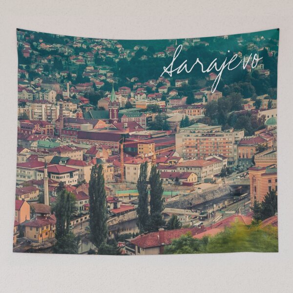 Item preview, Sarajevo City View – Panoramic Landscape of Bosnia’s Capital designed and sold by photo-travel.