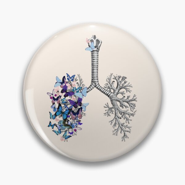 Item preview, Flowers Lung, floral leaves, lungs,healthy lung, lungs cancer, respiratory therapist, cystic fibrosis designed and sold by Collagedream.