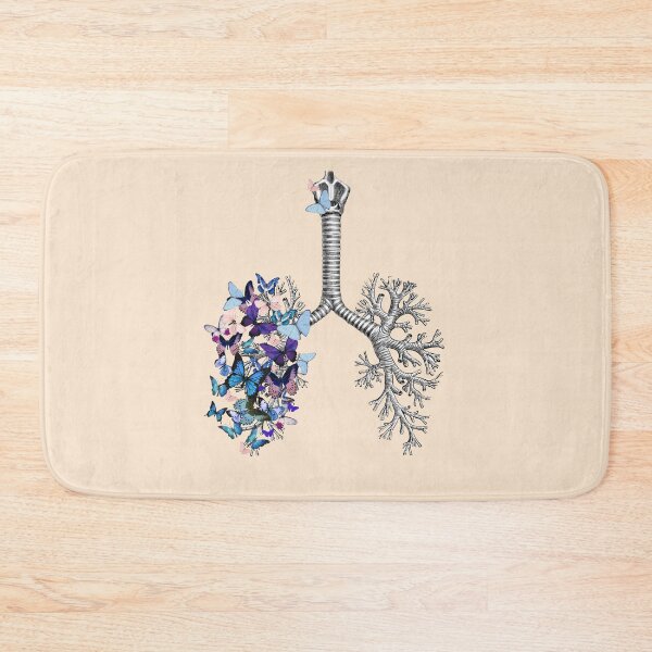 Item preview, Flowers Lung, floral leaves, lungs,healthy lung, lungs cancer, respiratory therapist, cystic fibrosis designed and sold by Collagedream.