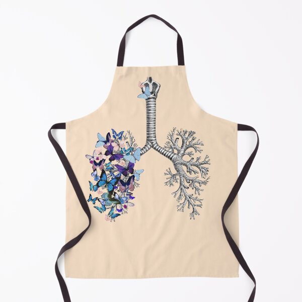 Item preview, Flowers Lung, floral leaves, lungs,healthy lung, lungs cancer, respiratory therapist, cystic fibrosis designed and sold by Collagedream.