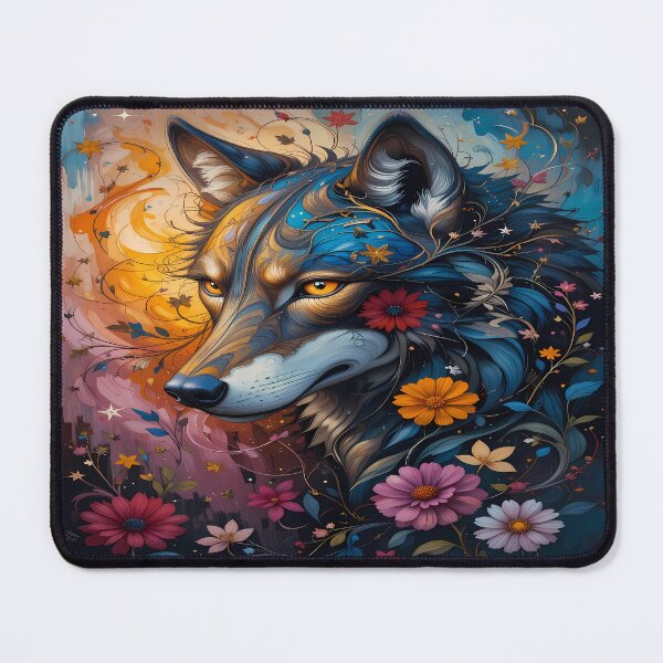Item preview, Cosmic Wolf – Mystical Artwork designed and sold by PawPrintStyles.