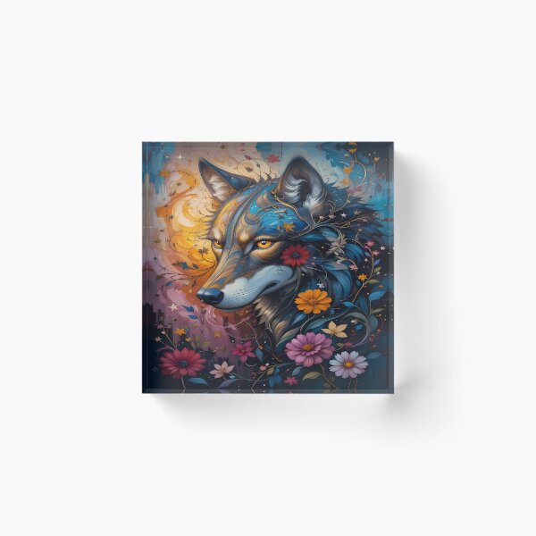Item preview, Cosmic Wolf – Mystical Artwork designed and sold by PawPrintStyles.