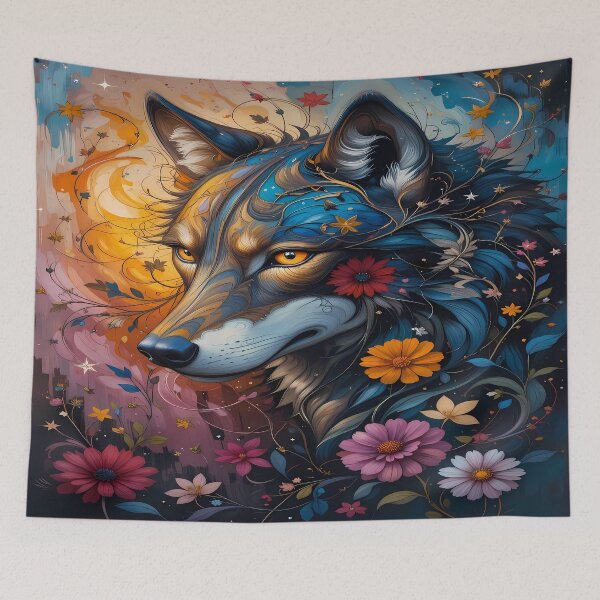 Item preview, Cosmic Wolf – Mystical Artwork designed and sold by PawPrintStyles.