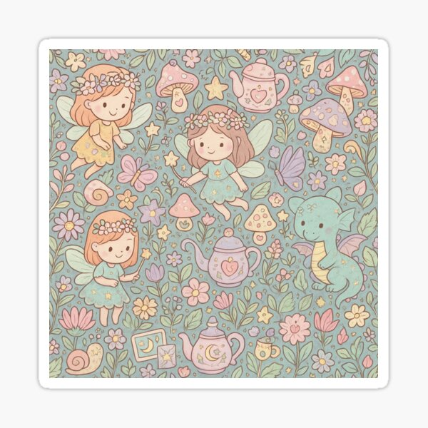 Item preview, Secret Fairy Garden designed and sold by Love-and-Bloom.