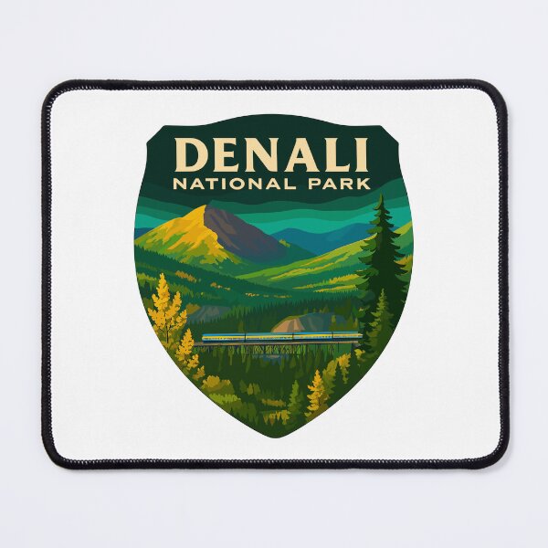 Item preview, Denali National Park Retro Mountain Wilderness Sticker designed and sold by Ismeal Von.