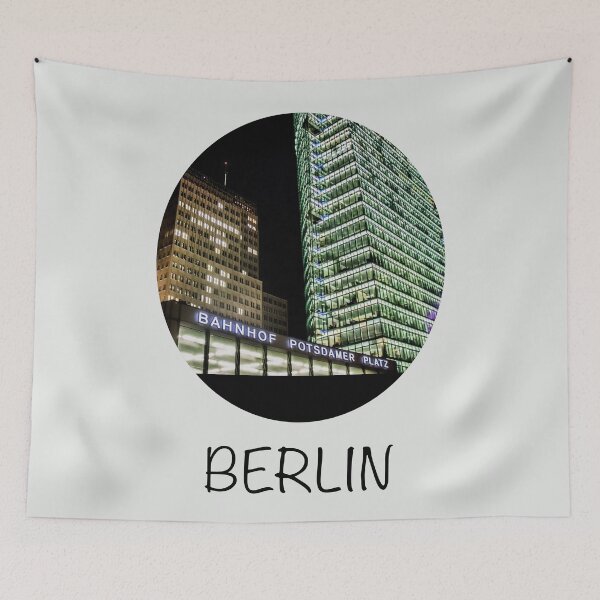 Item preview, Berlin Hauptbahnhof at Potsdamer Platz – Iconic Train Station Photography designed and sold by photo-travel.