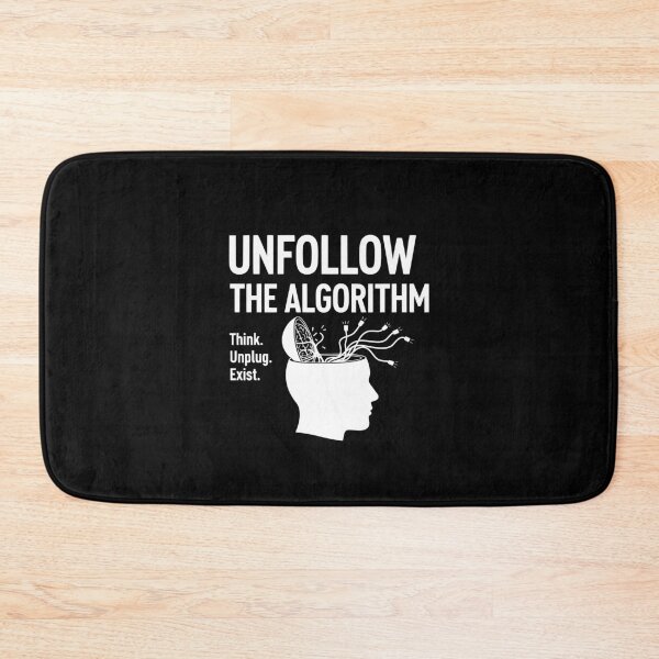 Item preview, Think. Unplug. Resist - Anti Tech Glitch Design designed and sold by WildLinkStudioL.