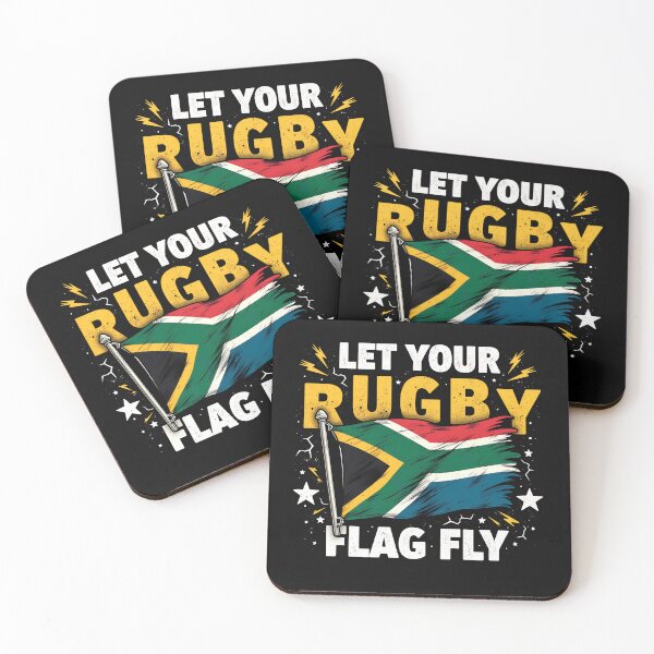 Item preview, Let Your rugby Flag Fly South Africa designed and sold by Lettie Cronje-Steyn.