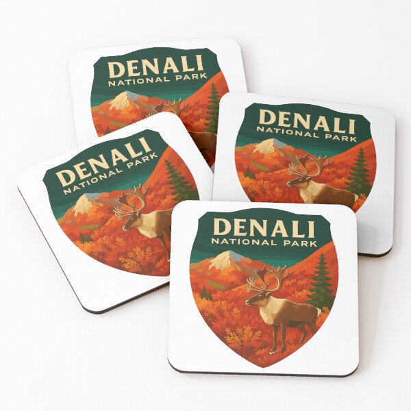 Item preview, Denali National Park Retro Mountain Wilderness Sticker designed and sold by Ismeal Von.