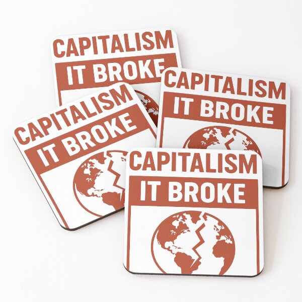 Artikelvorschau, We Tried Capitalism – It Broke entworfen und verkauft von theblackdohl.