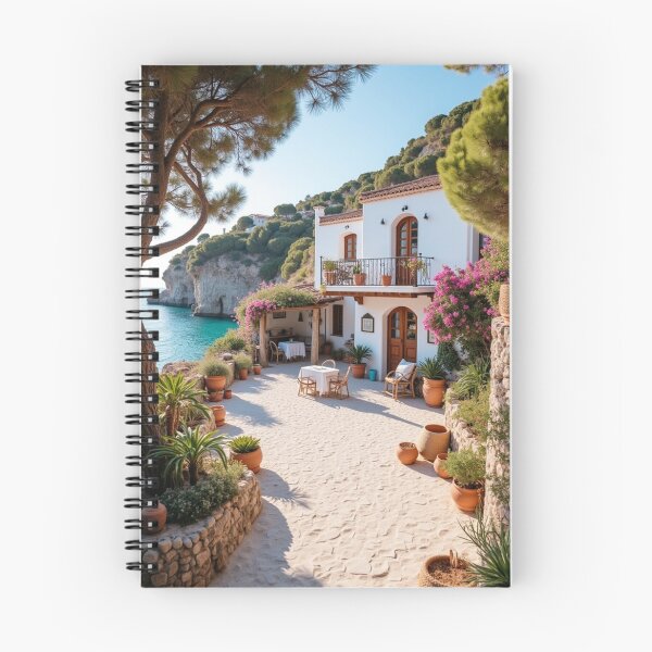 Item preview, Diario de viaje de Azure Horizon – Villas de la Costa Blanca designed and sold by AlexeyevZurga.