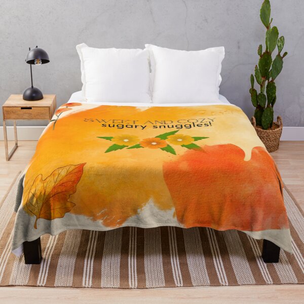 Item preview, Sweet and Cozy - Autumn Orange Watercolor Plaid designed and sold by Arkeso.