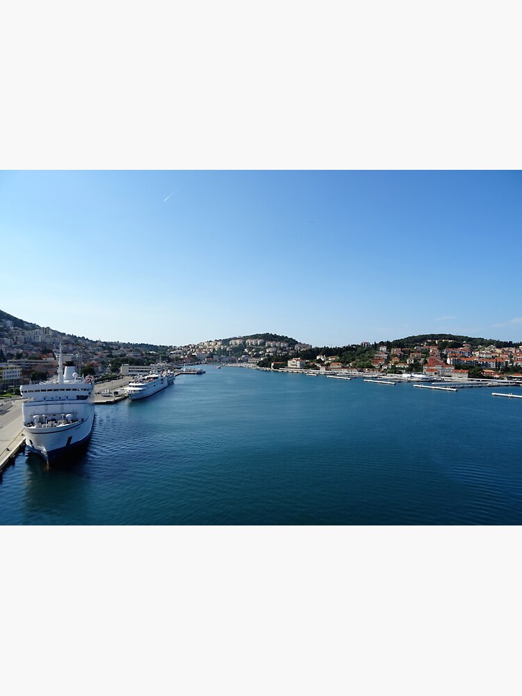 Dubrovnik sea port Adriatic Sea by santoshputhran