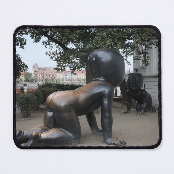 Item preview, Modern Statues in Prague – Contemporary Art and Sculpture Photography designed and sold by photo-travel.