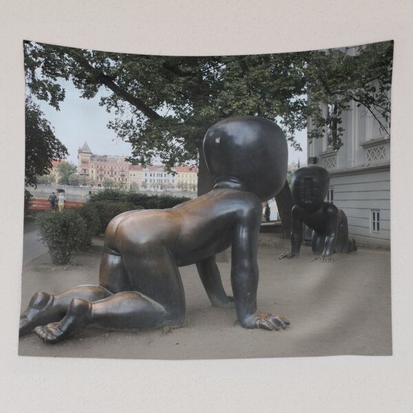 Item preview, Modern Statues in Prague – Contemporary Art and Sculpture Photography designed and sold by photo-travel.