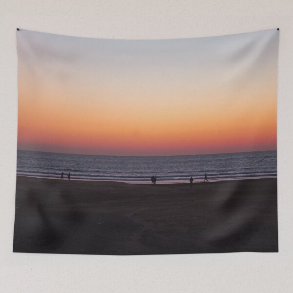 Item preview, Agadir Beach Sunset – Minimalist Seascape Photography designed and sold by photo-travel.