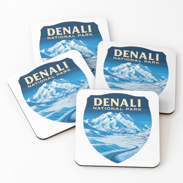 Item preview, Denali National Park Retro Mountain Wilderness Sticker designed and sold by Ismeal Von.