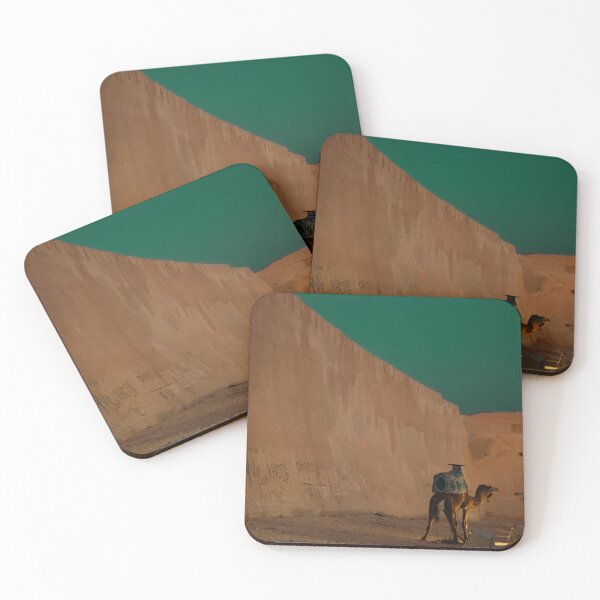 Item preview, Camel Next to Kasbah Wall in Agadir – Moroccan Desert Scene designed and sold by photo-travel.